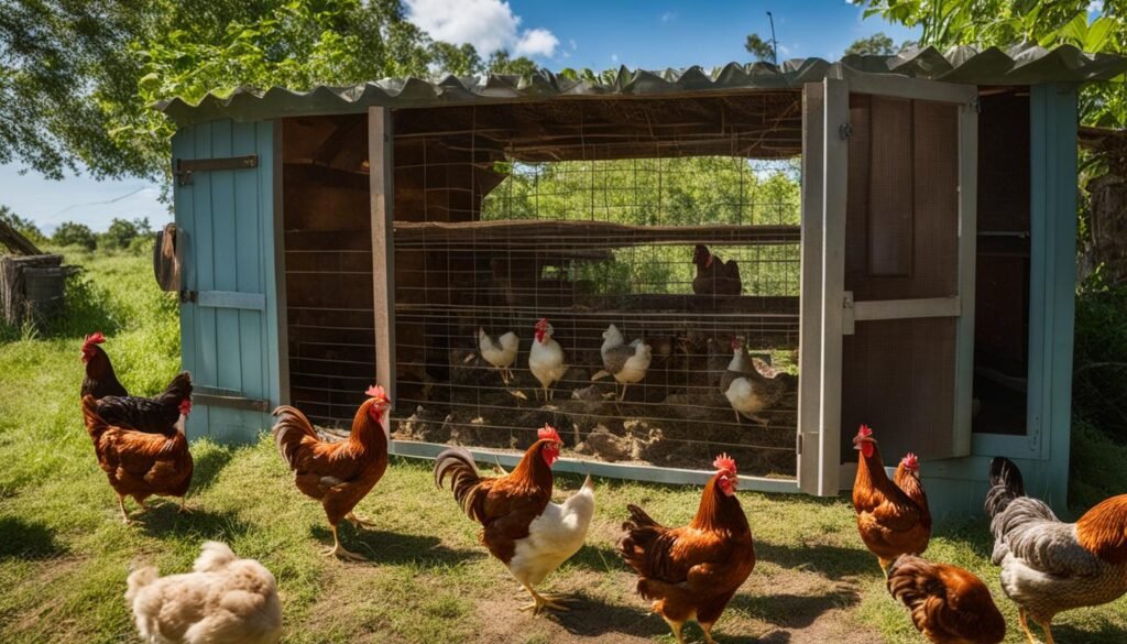 chicken coop maintenance