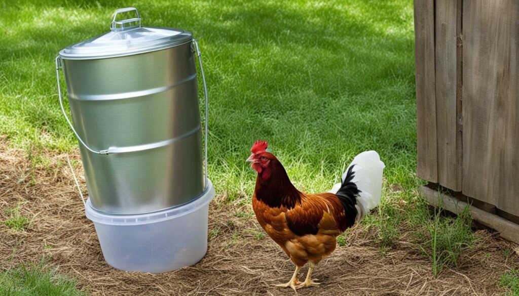 homemade poultry waterer