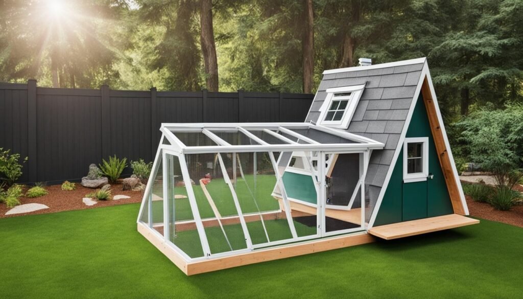 Ultimate A Frame Chicken Coop Designs Tips   Innovative A Frame Chicken Coop 1024x585 